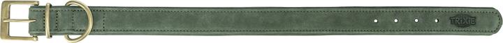 Actual product image Trixie Pure collar, leather, L: 47–54 cm/40 mm, sage (L, Dog)