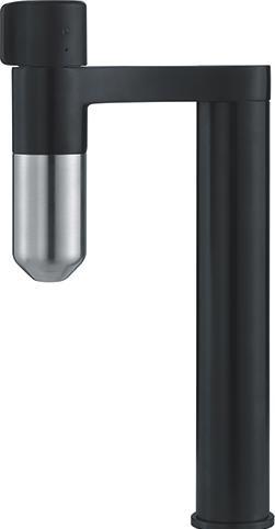 Industrial Black stainless steel finish