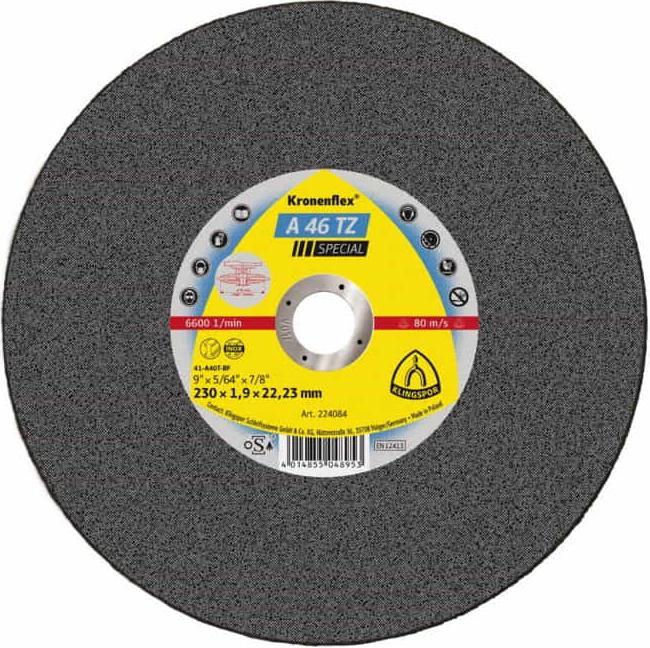 Produktbild Klingspor Trennscheibe INOX A 46 TZ Spezial Ø 230x22,23 mm