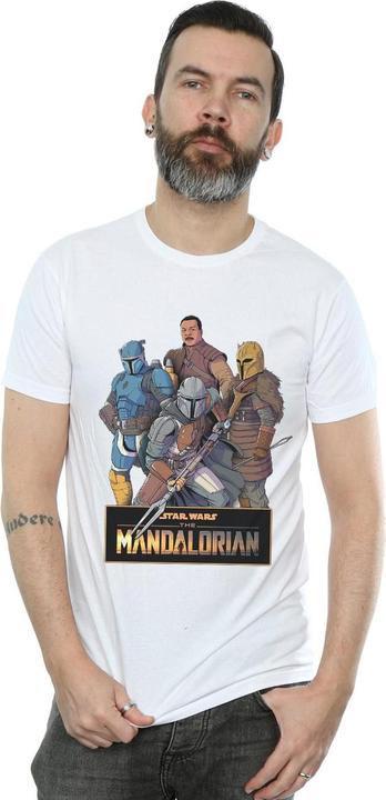 Produktbild Star Wars The Mandalorian Character Collage TShirt (M)