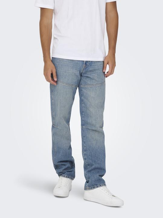 Produktbild Only & Sons ONSEDGE Mid Rise Gerade geschnitten Jeans Normal geschnitten jeans (W34/L32)