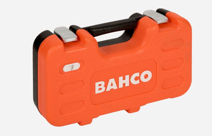 Actual product image Bahco 1/4"- und 3/8"-Steckschlüssel-Satz, metrisch, Sechskant, inklusive Umschaltknarre - 34-teilig (3/8")