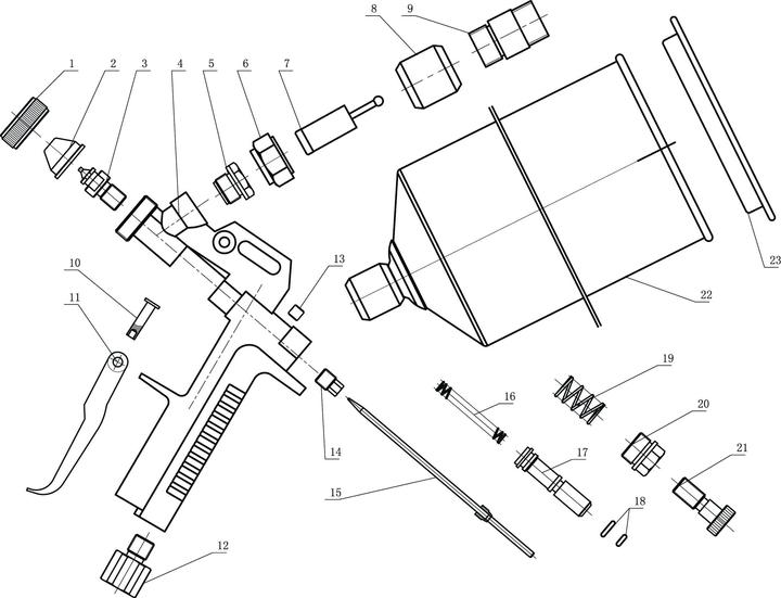 Produktbild Arwin Mini-Airbrush DLAB-150