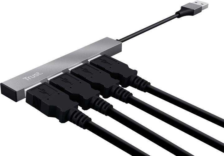 Produktbild Trust I/O-HUB MINI-USB 4PORT/23786 (USB-A, 4 Ports)