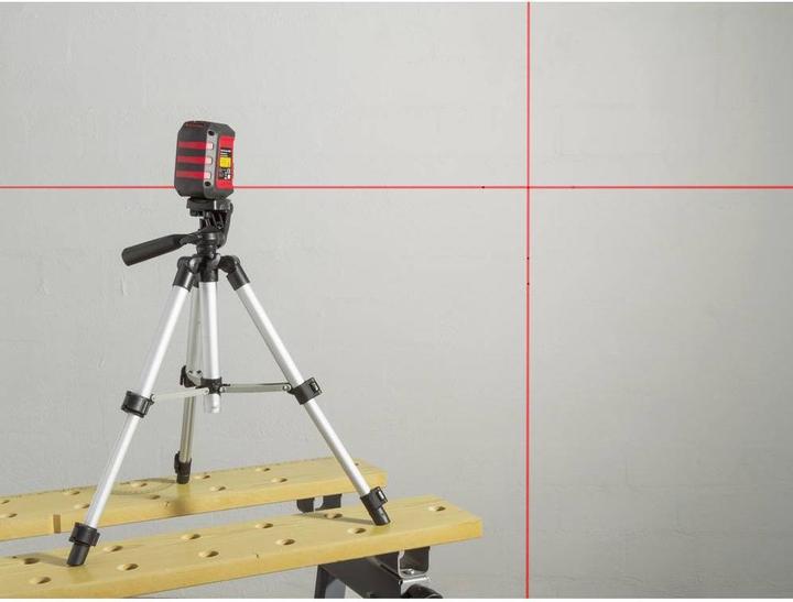 Produktbild Toolcraft Kreuzlinienlaser CL8 mit Stativ