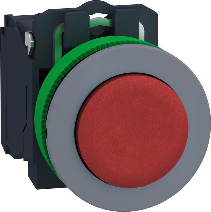 Actual product image Schneider Electric Pushbutton, plastic, complete, 30mm, XB5FLCUST02