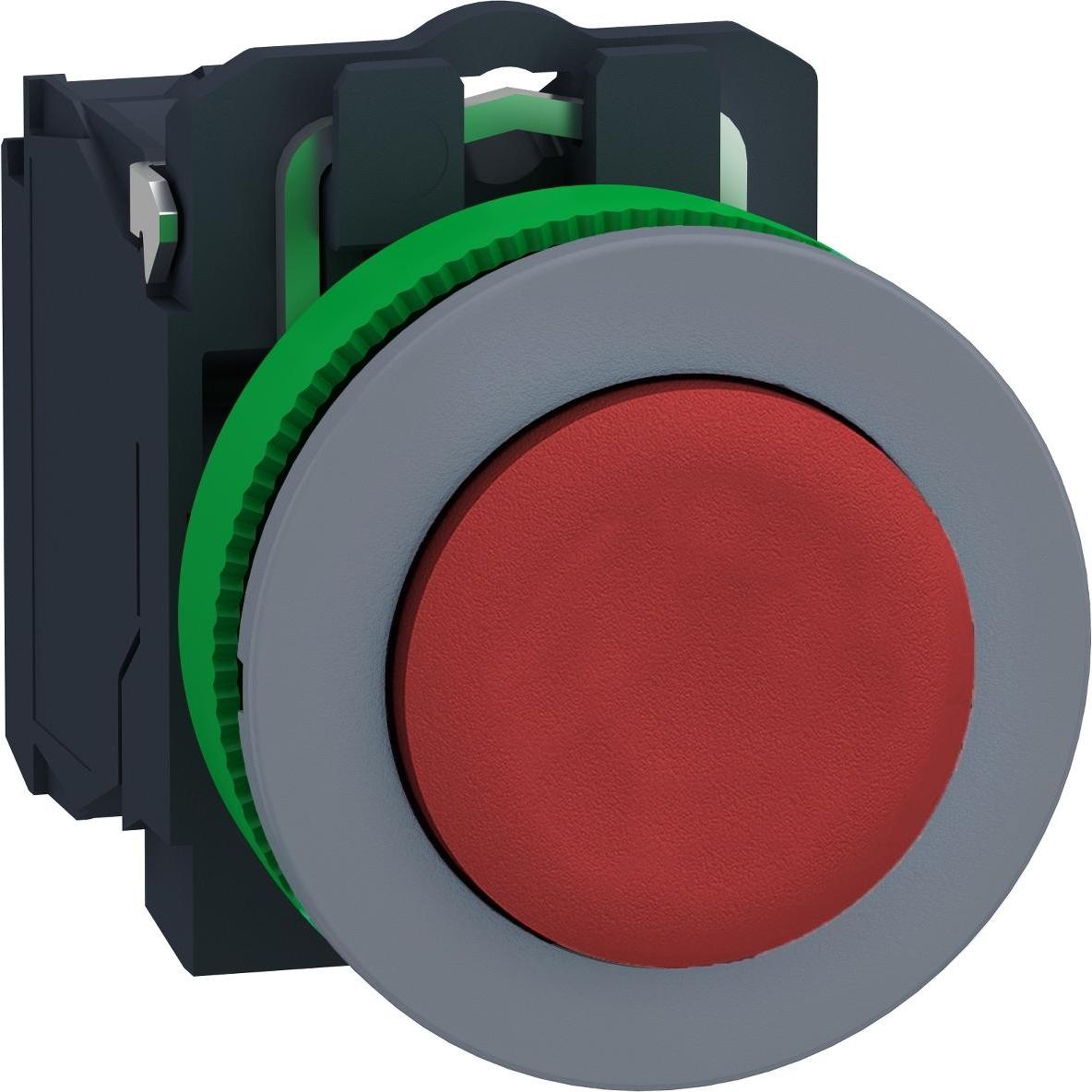 Schneider Electric Drucktaster, Kunstst, kompl, 30mm, XB5FLCUST02, Taster + Schalter, Rot