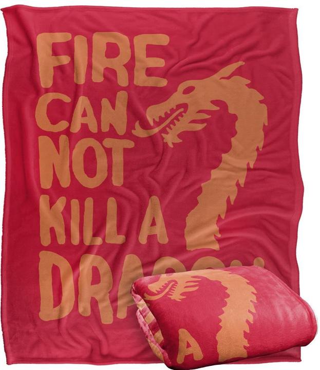 Game of Thrones Decke Fire Cannot Kill A Dragon (152 x 127 cm)