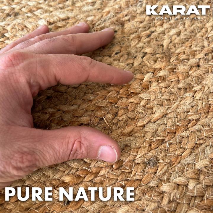 Actual product image Karat Jute-Teppich (120 x 120 cm)
