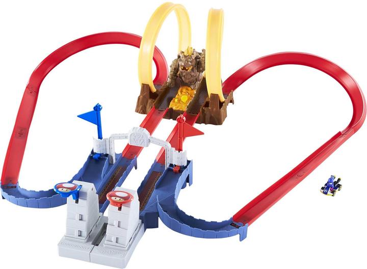 Hot Wheels Heisse Räder Mario Kart Bowsers Castle Chaos Spielset