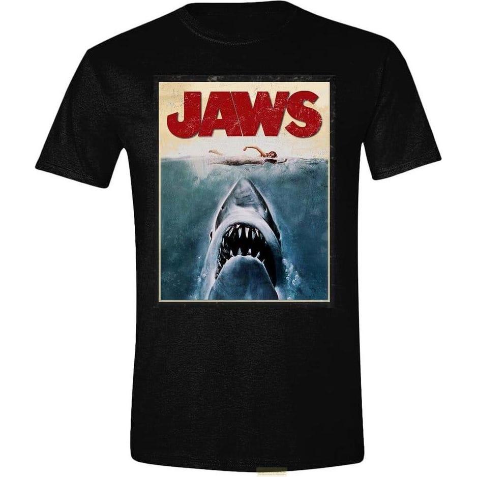 Death Note, Unisex, Maglietta, Jaws T-Shirt Poster (L), Multicolore, (L)