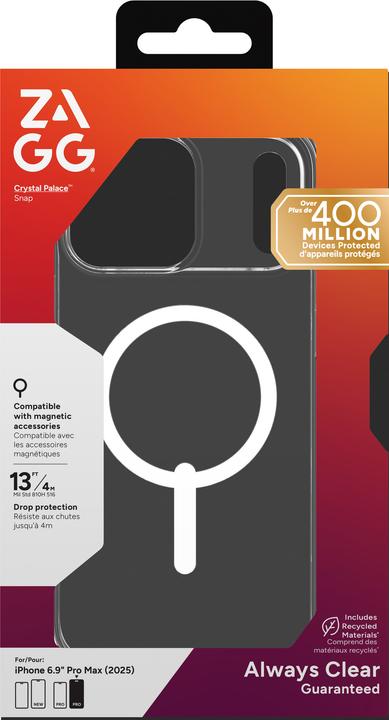 Produktbild Zagg Case für Apple iPhone 17 Pro Max Crystal Palace Snap (Apple iPhone 17 Pro Max)