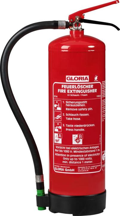 Magni Continuous pressure foam extinguisher 9 litre SDE 9 flour-free fire class A & B