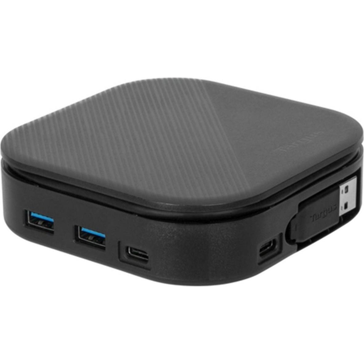 Targus DOCK116GLZ (USB-C, 6 Ports), Dockingstation + USB Hub, Schwarz