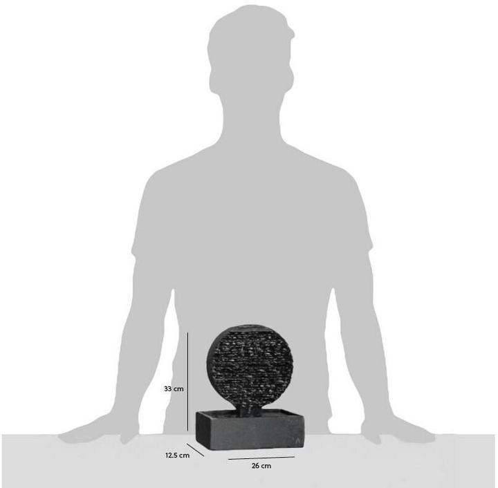 Actual product image Climaqua Indoor fountain circle made of slate AYO S.