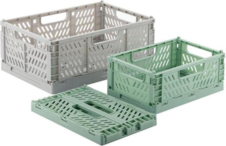 InnovaGoods 3x boîtes de rangement empilables et pliables (20 cm, 3x)