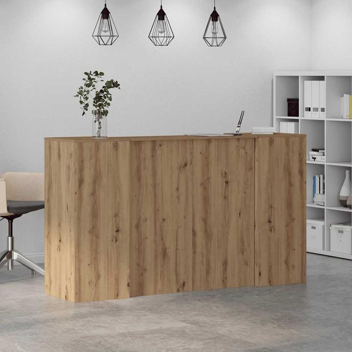 Produktbild vidaXL Empfangstheke Artisan-Eiche 180x50x103,5 cm Holzwerkstoff (50 x 50 x 103.50 cm)