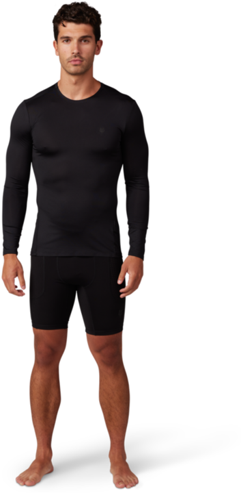 Image du produit Fox Tee 23 Tecbase Ls Shirt Blk 2x (XXL)
