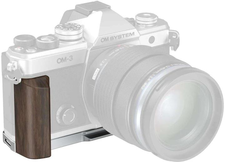 Produktbild SmallRig 5563 L-Shaped Mount Plate with Wooden Handle for OM SYSTEM OM-3