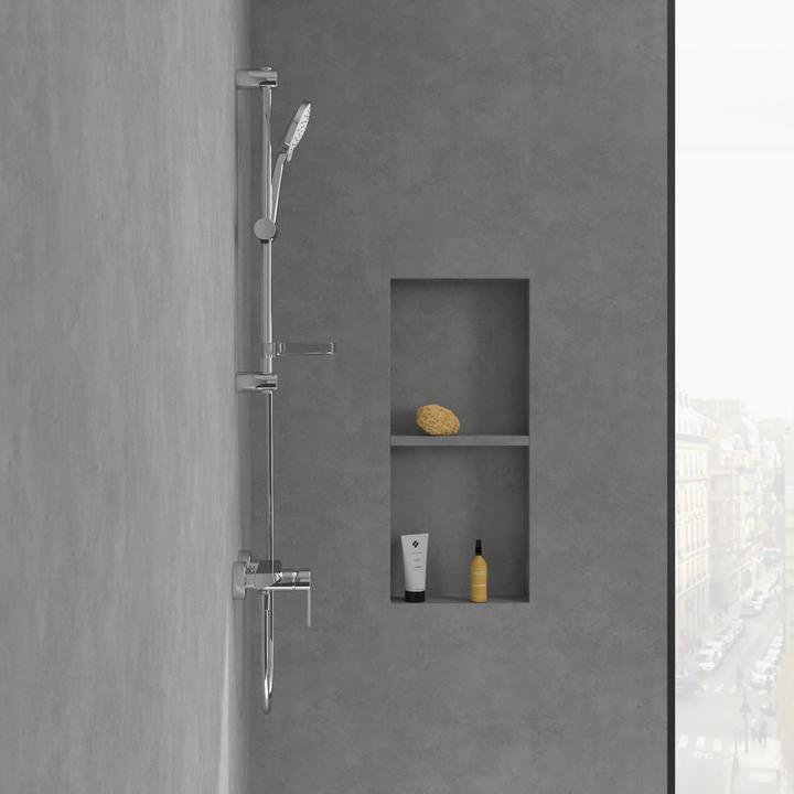 Actual product image Villeroy & Boch V&B Single-lever shower mixer ARCHITECTURA wall-mounted, 218x130x137mm chrome