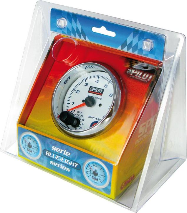 Image du produit Lampa Instrument Compte-tours 0-8000 RPM - 95 mm - Bleu