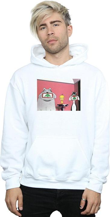 Immagine prodotto Looney Tunes Christmas Postcard Felpa con Cappuccio Uomo (5XL)