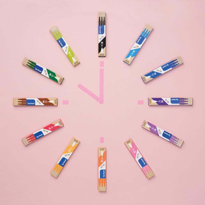 Produktbild Pilot FriXion Refill Set à 3 (Ersatzmine, Pink, 0.35 mm)