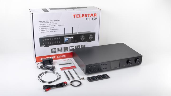 Actual product image Telestar TOP 500 sw HiFi-Tuner 43cm,Internet/DAB+/UKW,Streaming,BT,HM