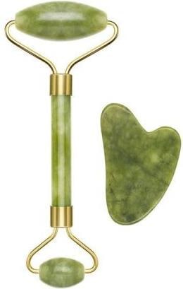 Beper C301ABE101 - Jade Massage Roller & Gua Sha Massage Stone -