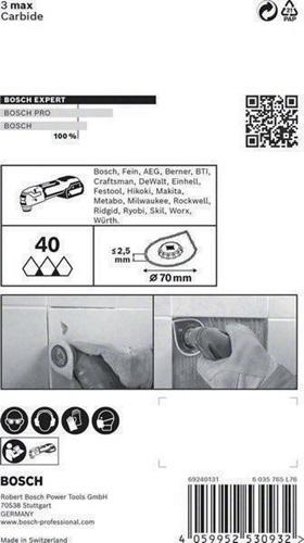 Immagine prodotto Bosch Professional Zubehör EXPERT AV Z70 RT4 Mörtelentferner für Multifunktionswerkzeuge