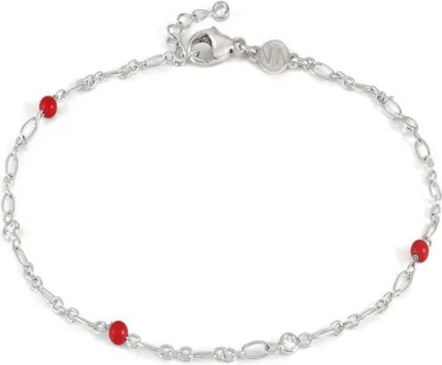 Immagine prodotto Nomination Fusskettchen Anklets in Silber mit Korallensteinen (Argento 925, 26 cm)