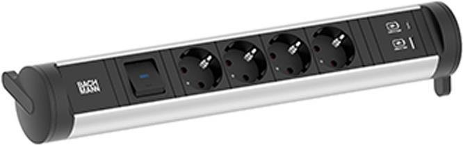 Produktbild Bachmann 706.002 CYCLE Base 4xCEE7/3 1xSchalter (4x, CEE 7/3)