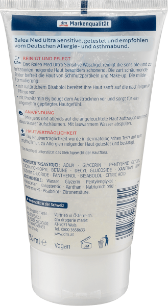 Actual product image dm Balea MED Wash Gel Ultra Sensitive (Gel, 150 ml)
