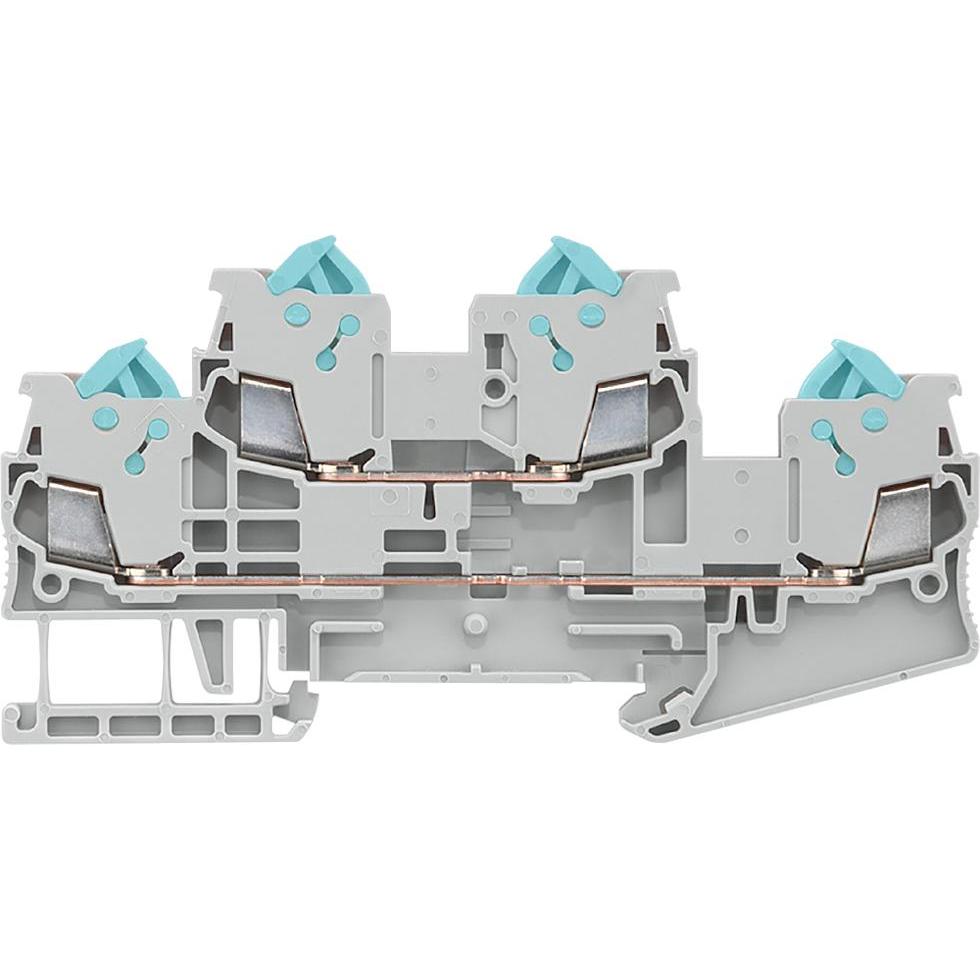 50x Siemens, Verteilerschrank Zubehör, Reihenklemme 1,5qmm 2Etagen 2kl gr 17,5A 8WH3020-0AE00