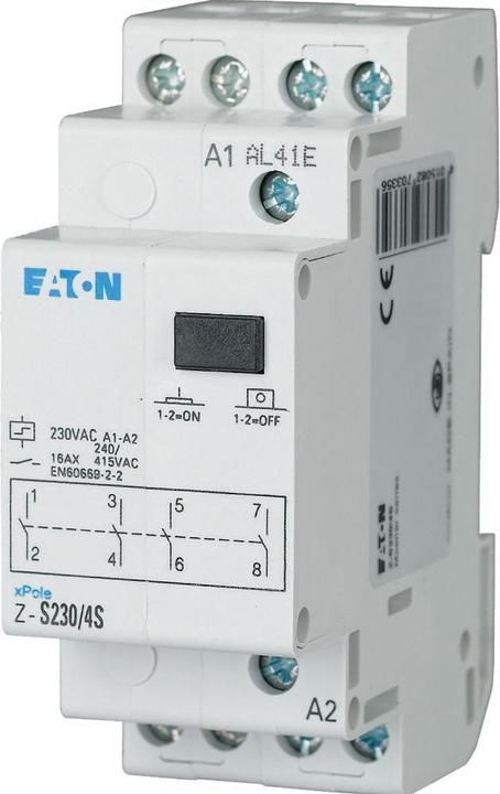 Produktbild Eaton MOE Z-S230/4S Stromstossschalter, 230V 50Hz, 4S