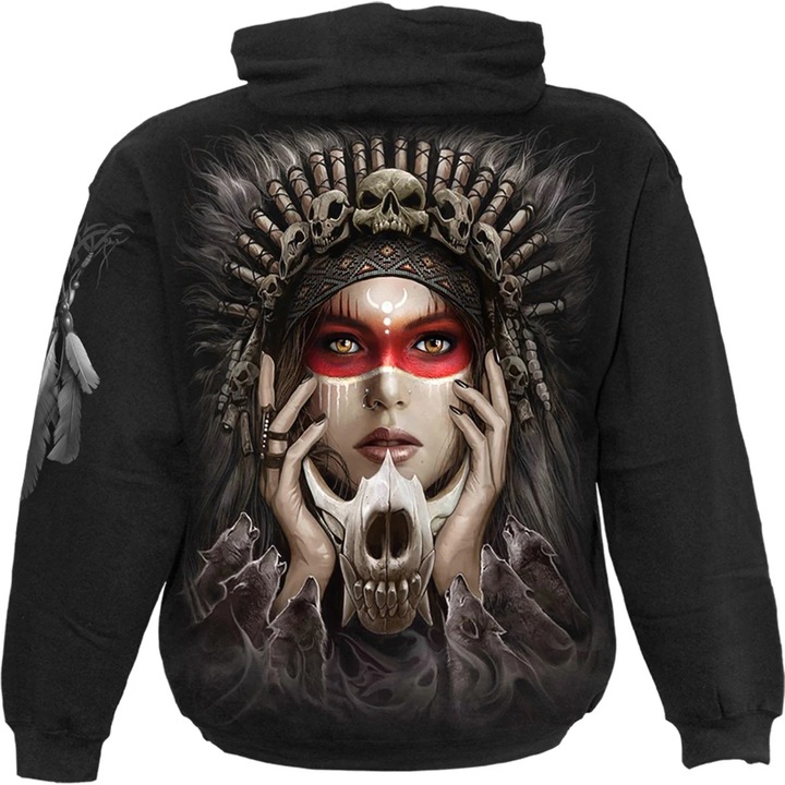 Immagine prodotto Spiral Cry Of The Wolf Felpa con Cappuccio Adulto Unisex (XL)