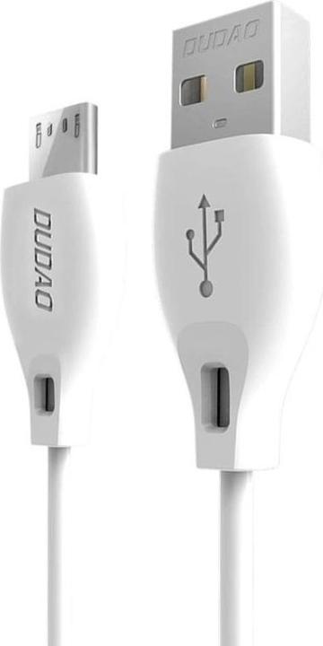 Dudao L4M USB-A - Micro-USB 2.4 A Kabel 1m - Weiss (1 m, USB 2.0)