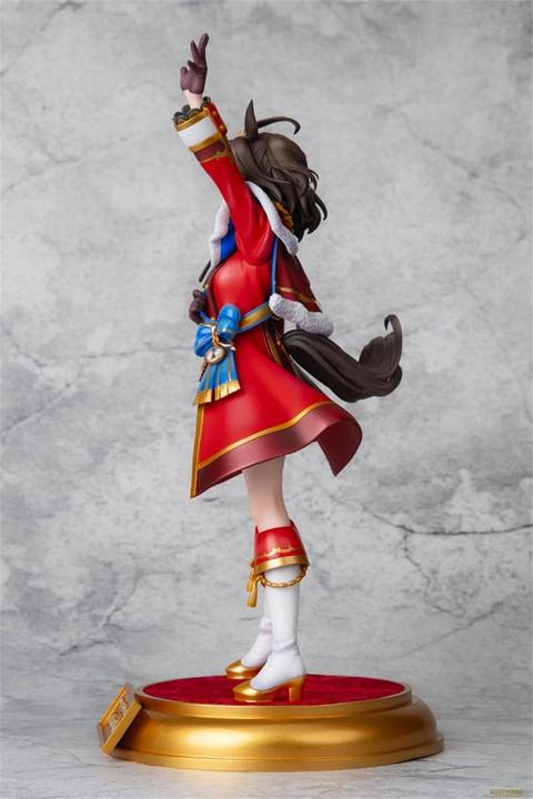 Actual product image Cygames Uma Musume Pretty Dirby PVC Statue 1/7 Kitasan Black Fluttering Fulfillment Ver. 28 cm