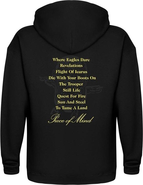 Immagine prodotto Iron Maiden Piece Of Mind Tracks HSW (Hoodie) (3XL)