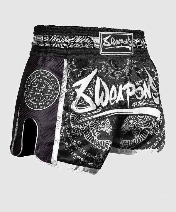 Image du produit 8Weapons 8 Weapons Muay Thai Shorts Carbon - Sak Yant Tigers (S)