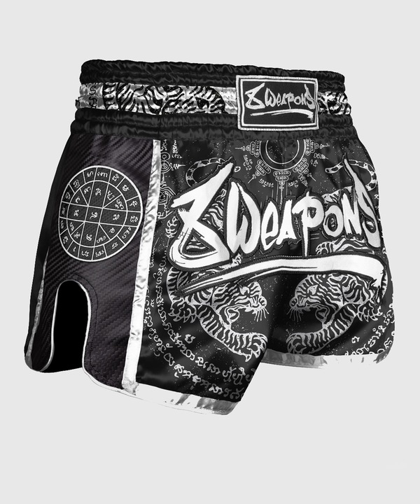 Produktbild 8Weapons 8 WEAPONS Muay Thai Shorts Carbon - Sak Yant Tigers black XXL (L)