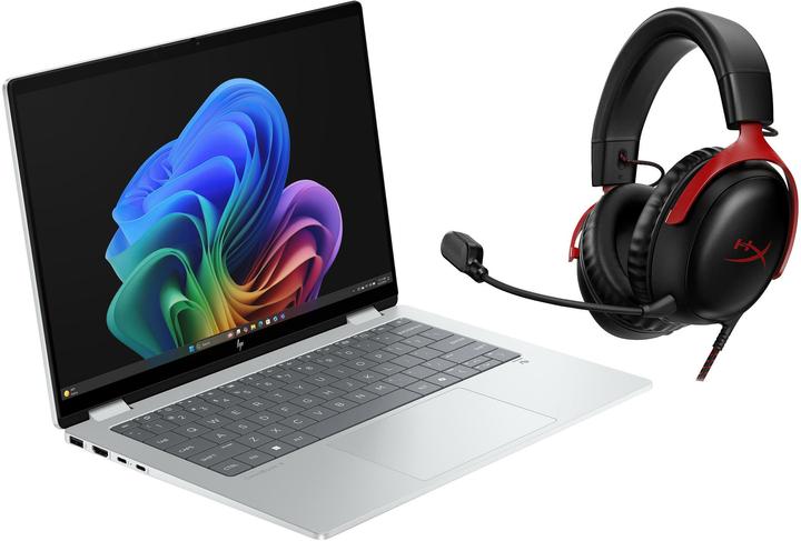 Produktbild HP OmniBook X FlipNGAI 14-fk0450nz (14", 1000 GB, 16 GB, CH, AMD Athlon II P340)