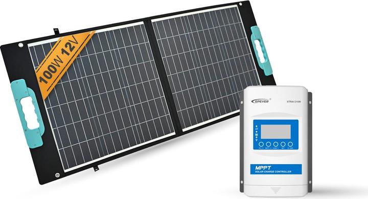 Enjoy solar Gaia Foldable Solar Panel - 100W/12V Set (100 W, 3.40 kg)