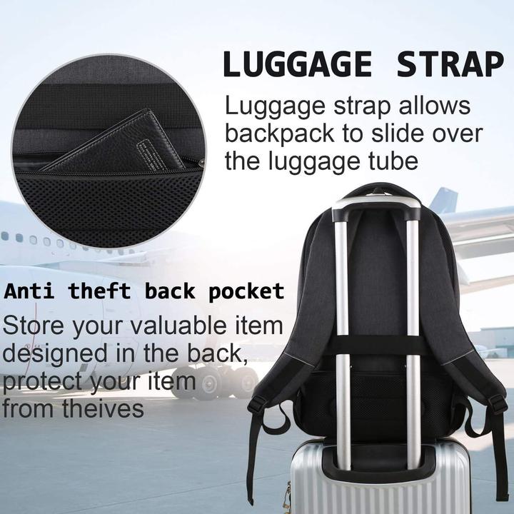 Produktbild Marcello Laptop-Rucksack mit USB-Ladeanschluss