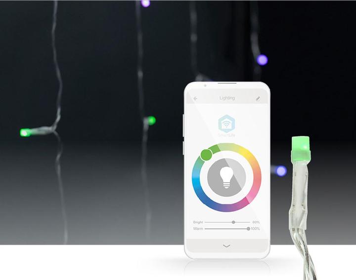 Image du produit Nedis LED décoratives SmartLife | Wi-Fi | RGB | 180 LED | 3 m | Android™ / IOS (0.20 m)