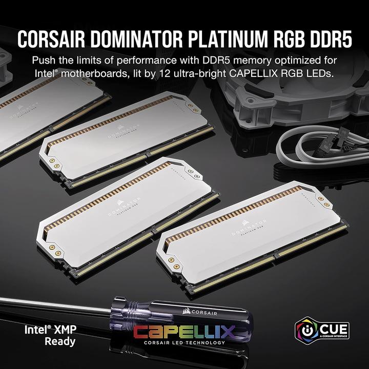 Actual product image Corsair Dominator Platinum RGB (2 x 16GB, 6200 MHz, DDR5 RAM, DIMM)