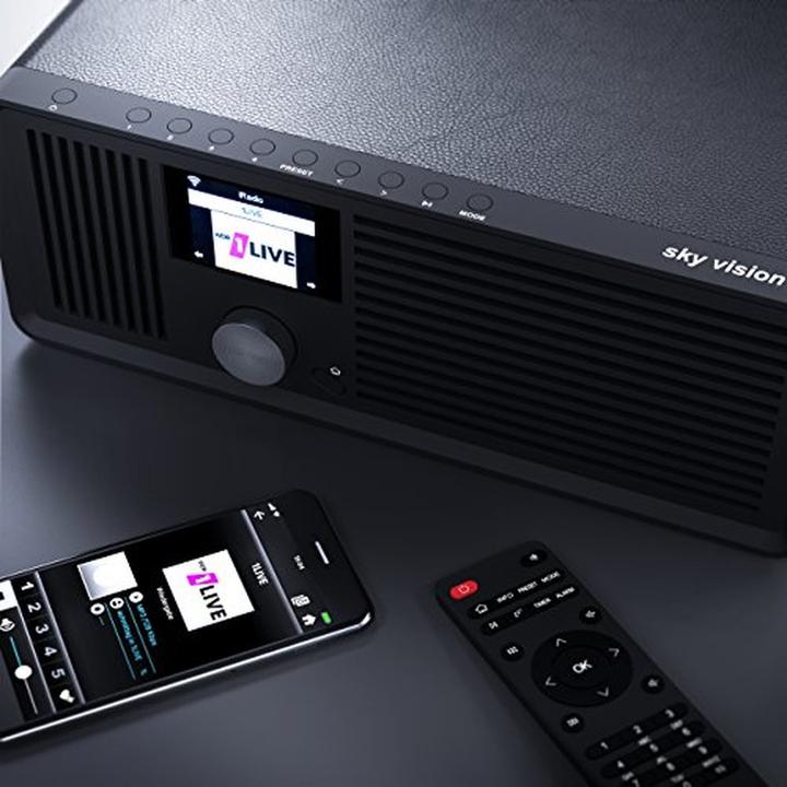 Sky Vision Stereo DAB+ internetradio met FM, Wi-Fi, AUX-ingang ...