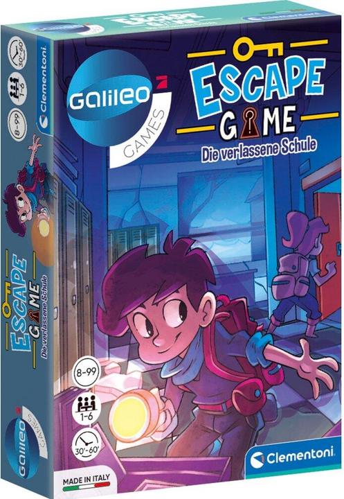 Actual product image Clementoni Galileo Escape The Abandoned School (German, 1 - 6 Players)