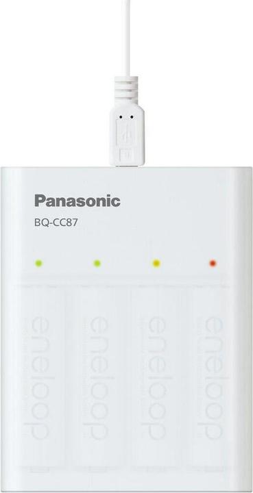 Immagine prodotto Panasonic eneloop Smart Plus USB Travel Charger BQ-CC87 (5 pz., AA, 2000 mAh, Batteria + Caricabatterie)