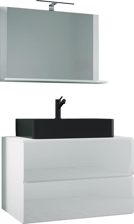 Actual product image VCM 3-piece Washbasin Bathroom Furniture Lendas 80 cm M